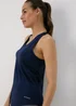 Souluxe Navy Mesh Detail Vest - Small Image 3