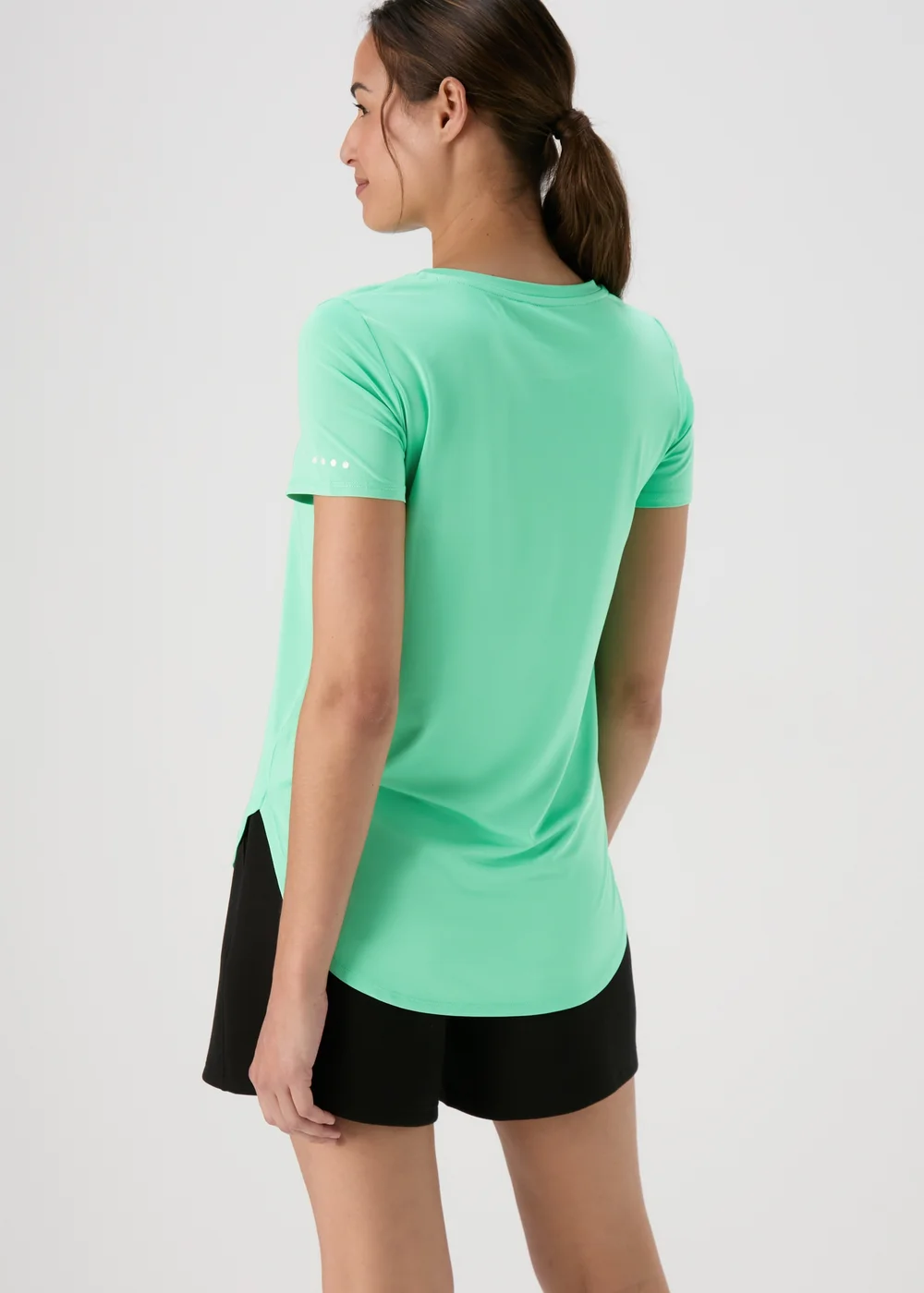Souluxe Green Longline T-Shirt - S Image 2