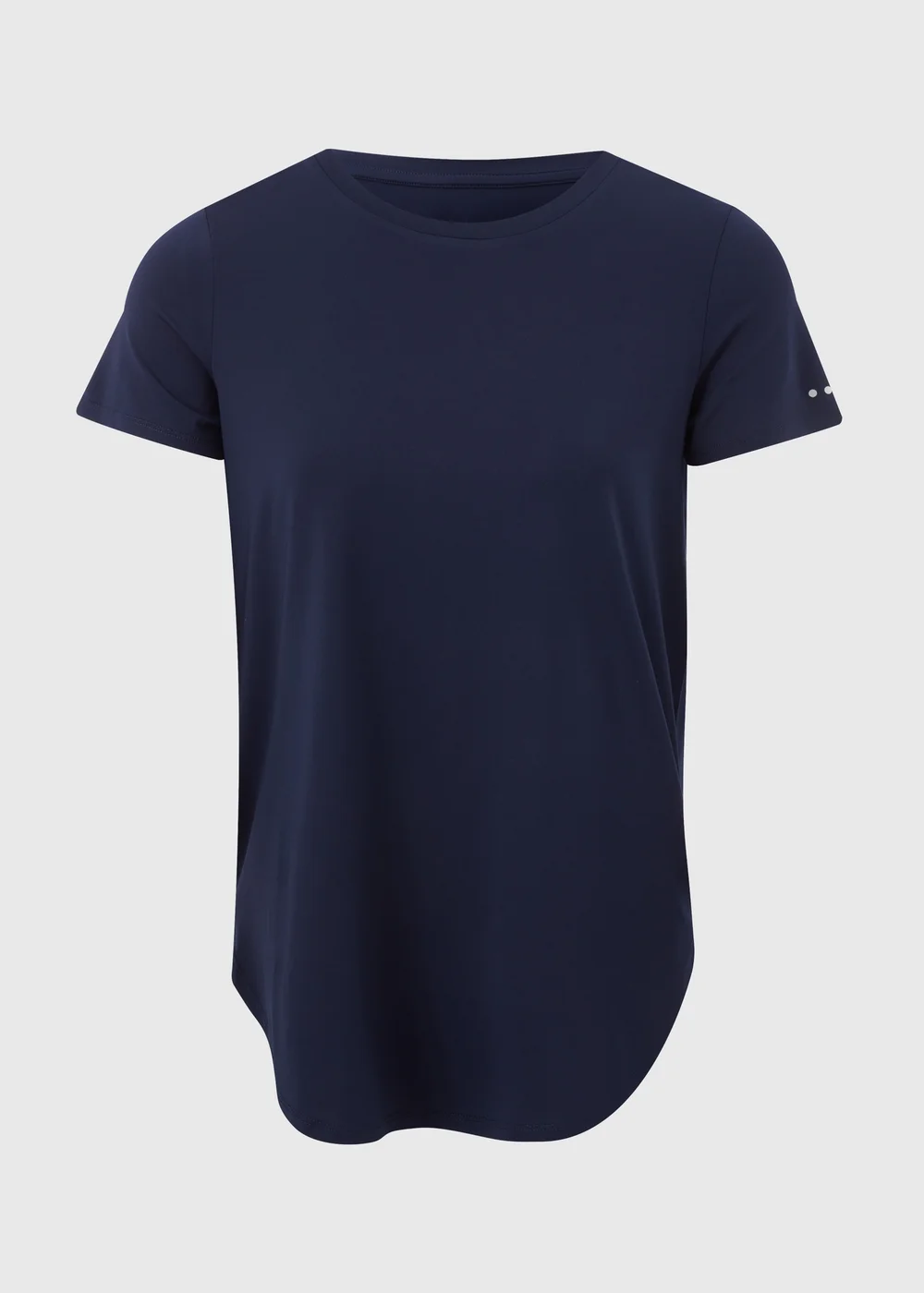 Souluxe Navy Longline T-Shirt - Small Image 5