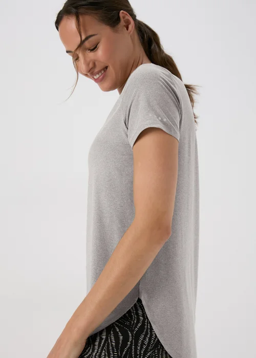 Souluxe Grey Longline T-Shirt - S Image 3
