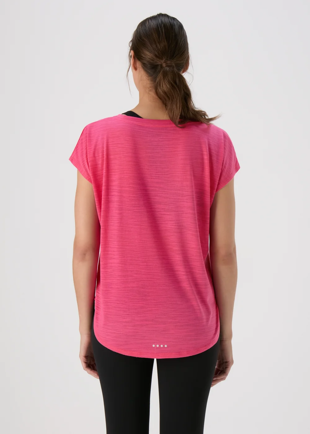 Souluxe Pink V Neck T-Shirt - Small Image 2