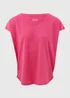 Souluxe Pink V Neck T-Shirt - Small Image 5