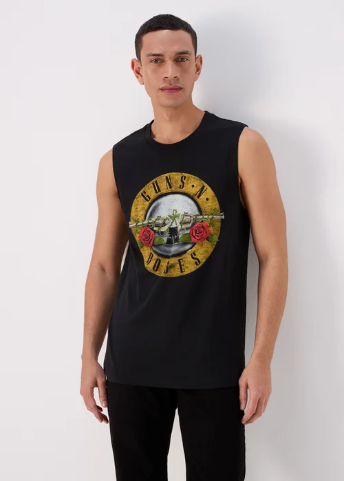Black Gun & Roses Vest - S Image 3