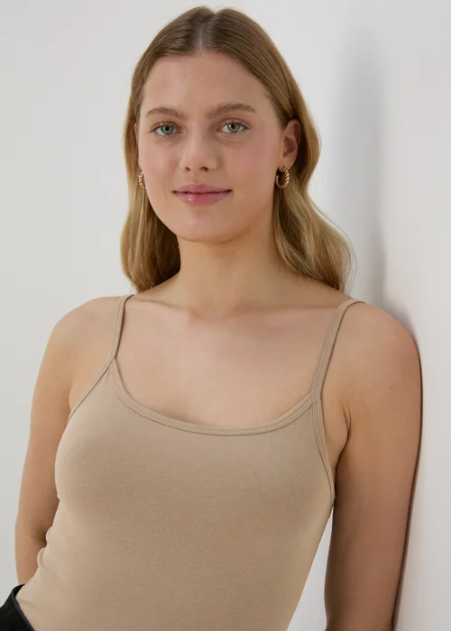 Brown Cami Top - Size 8 Image 3