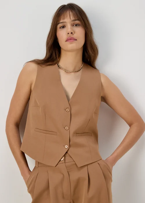Et Vous Beige Waistcoat - 8 Image 3