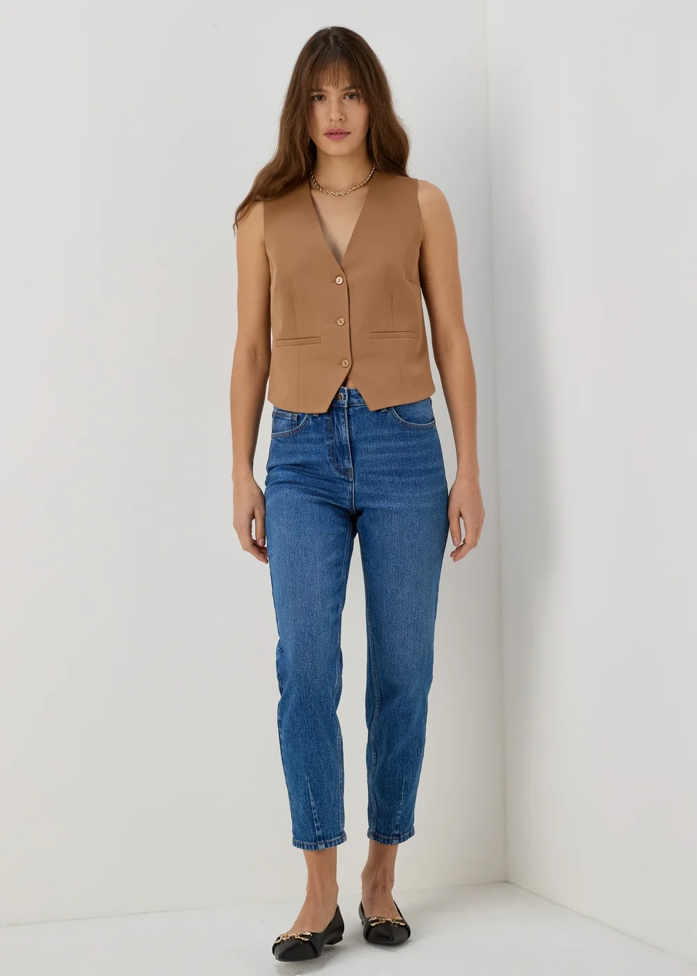 Et Vous Beige Waistcoat - 8 Image 4