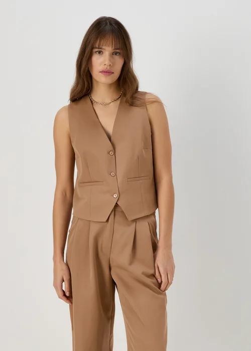 Et Vous Beige Waistcoat - 8 Image 1