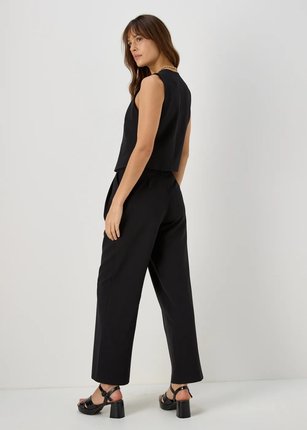 Et Vous Black Wide Leg Trousers - 8 Image 2
