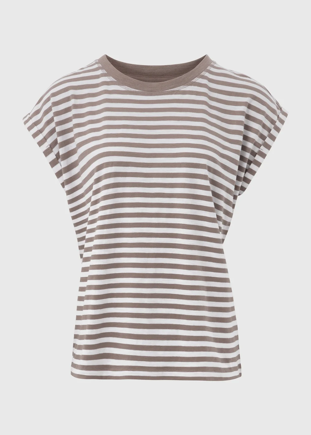 White Stripe Relaxed Fit T-Shirt - S Image 5