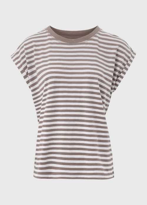 White Stripe Relaxed Fit T-Shirt - S Image 5