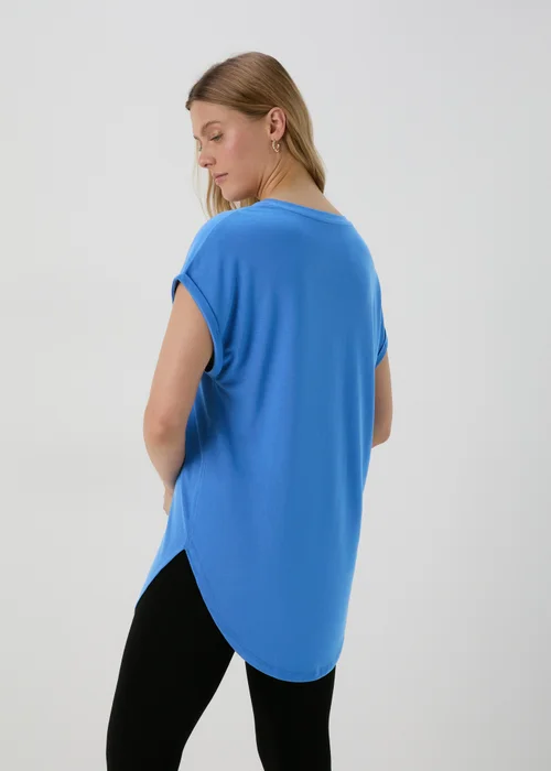 Blue Longline T-Shirt - S Image 2