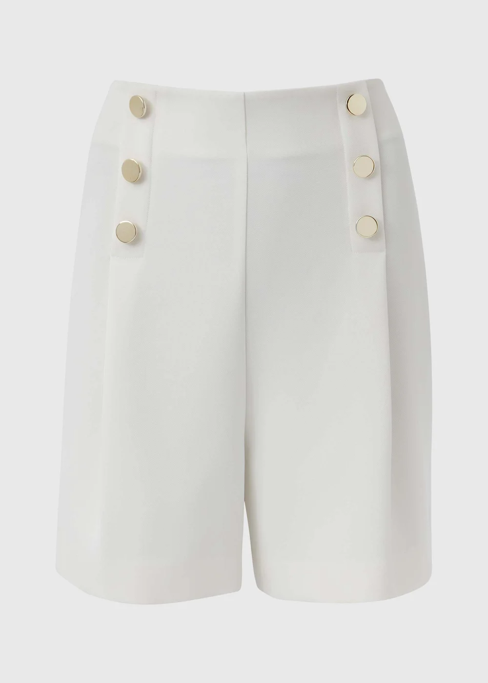 Et Vous White Button Shorts - 8 Image 5