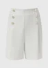 Et Vous White Button Shorts - 8 Image 5