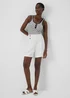 Et Vous White Button Shorts - 8 Image 4