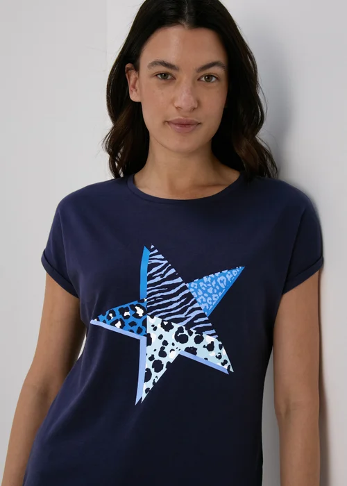 Navy Star T-Shirt - S Image 3