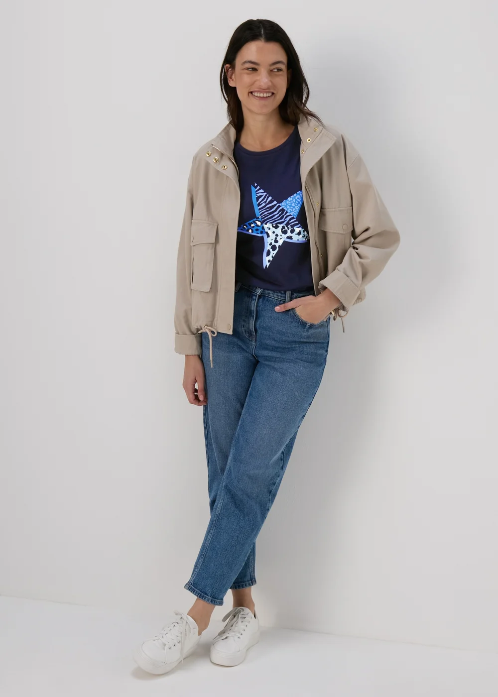 Navy Star T-Shirt - S Image 4
