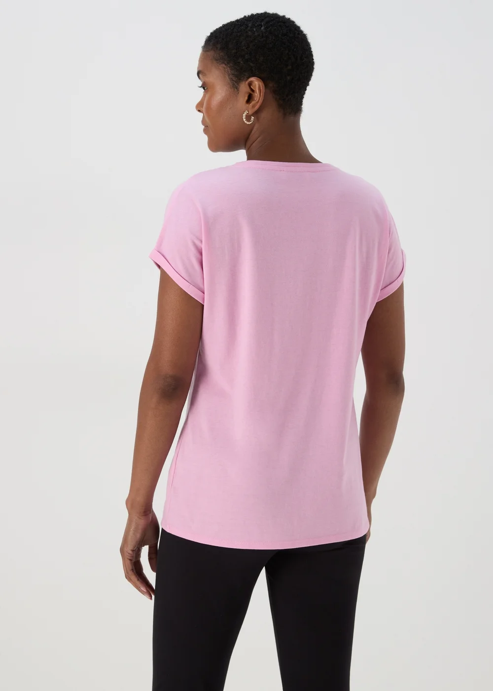 Pink Malibu Slogan T Shirt - S Image 2