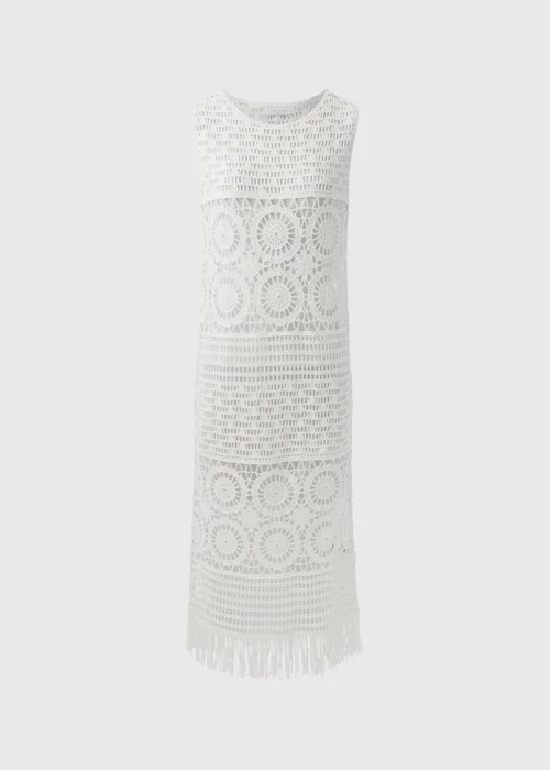 White Crochet Dress - 8 Image 4