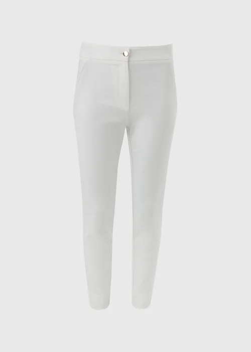 Et Vous White Capri Trousers - 8 Image 5