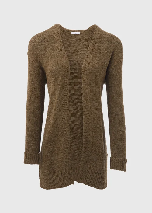 Papaya Petite Khaki Knit Cardigan - XS Image 5