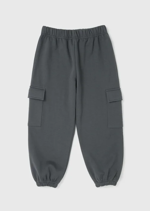 Girls Grey Utility Joggers (7-15yrs) - 8 Yrs Image 1