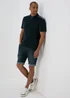 Dark Wash Stretch Denim Shorts - 30 Image 4