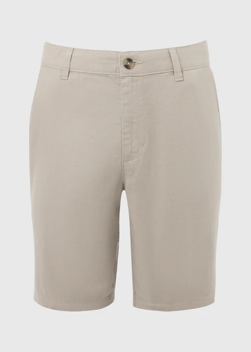 Stone Linen Chino Shorts - 30 Image 5