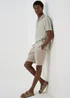 Stone Linen Chino Shorts - 30 Image 1