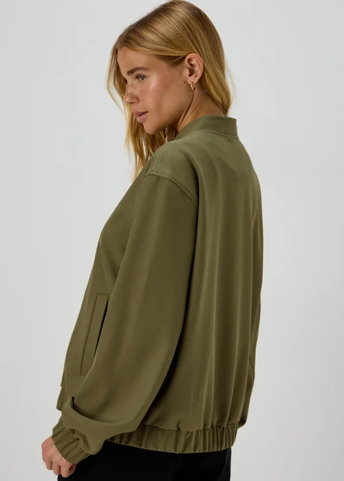 Papaya Petite Khaki Soft Bomber - 6 Image 2