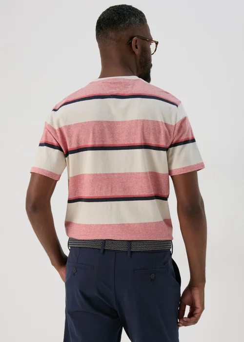 Pink Stripe Block T-Shirt - S Image 2