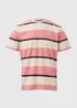 Pink Stripe Block T-Shirt - S Image 5