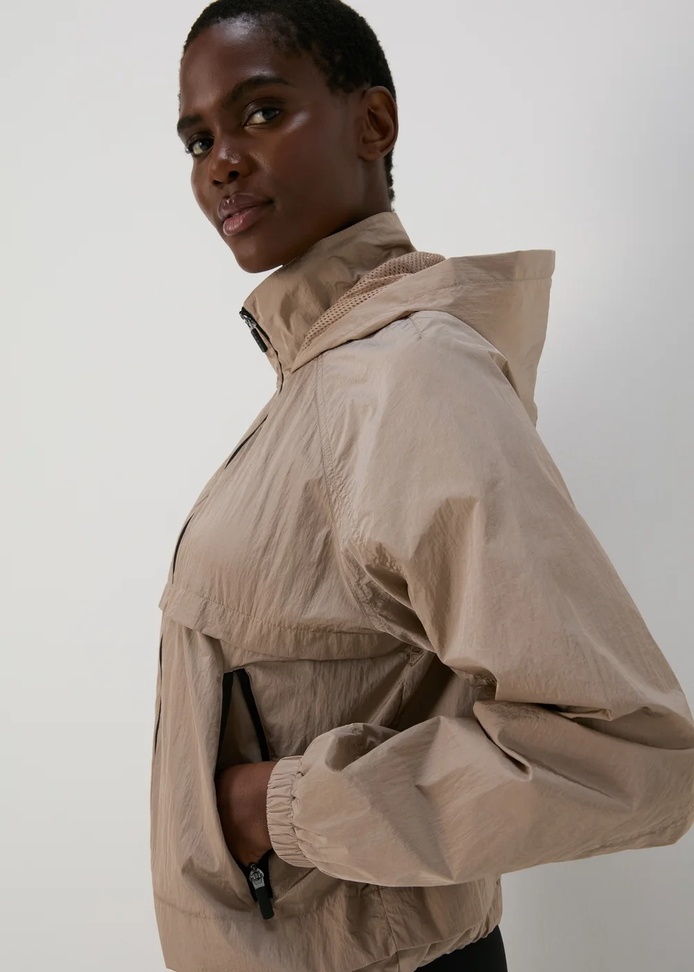 Souluxe Beige Rain Jacket - 8 Image 1