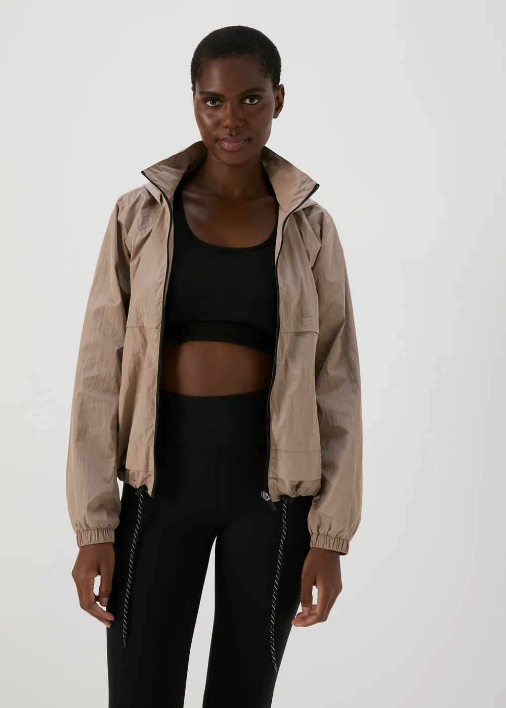 Souluxe Beige Rain Jacket - 8 Image 3