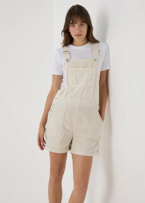 Ecru Denim Playsuit - 8 Image 1
