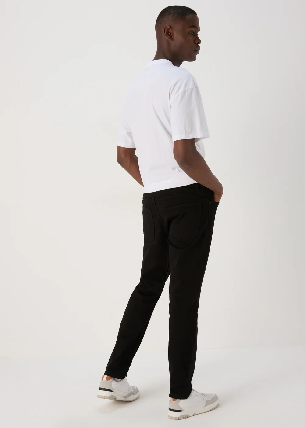 Black Denim Comfort Fit Jeans - 30 Waist Regular Image 2