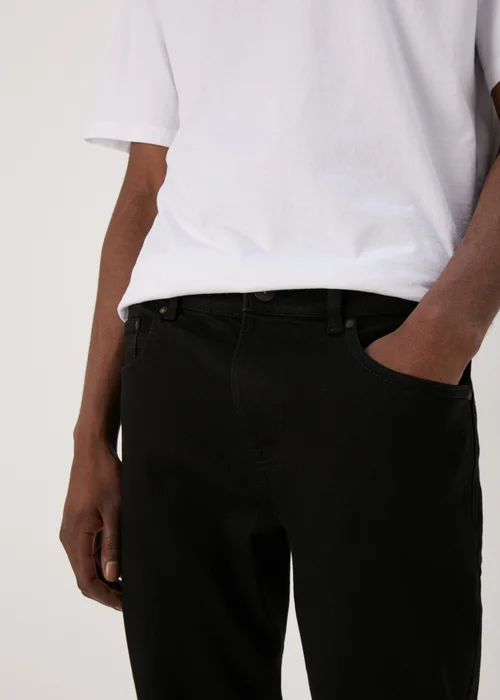 Black Denim Comfort Fit Jeans - 30 Waist Regular Image 3