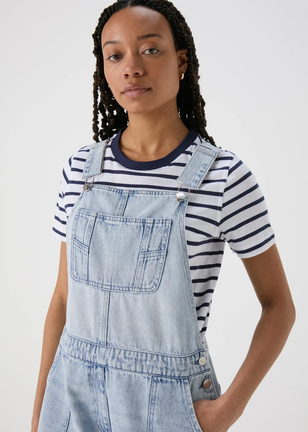 Lightwash Denim Playsuit - 8 Image 3