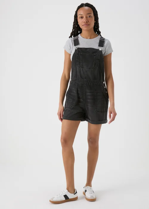 Black Denim Playsuit - 8 Image 4