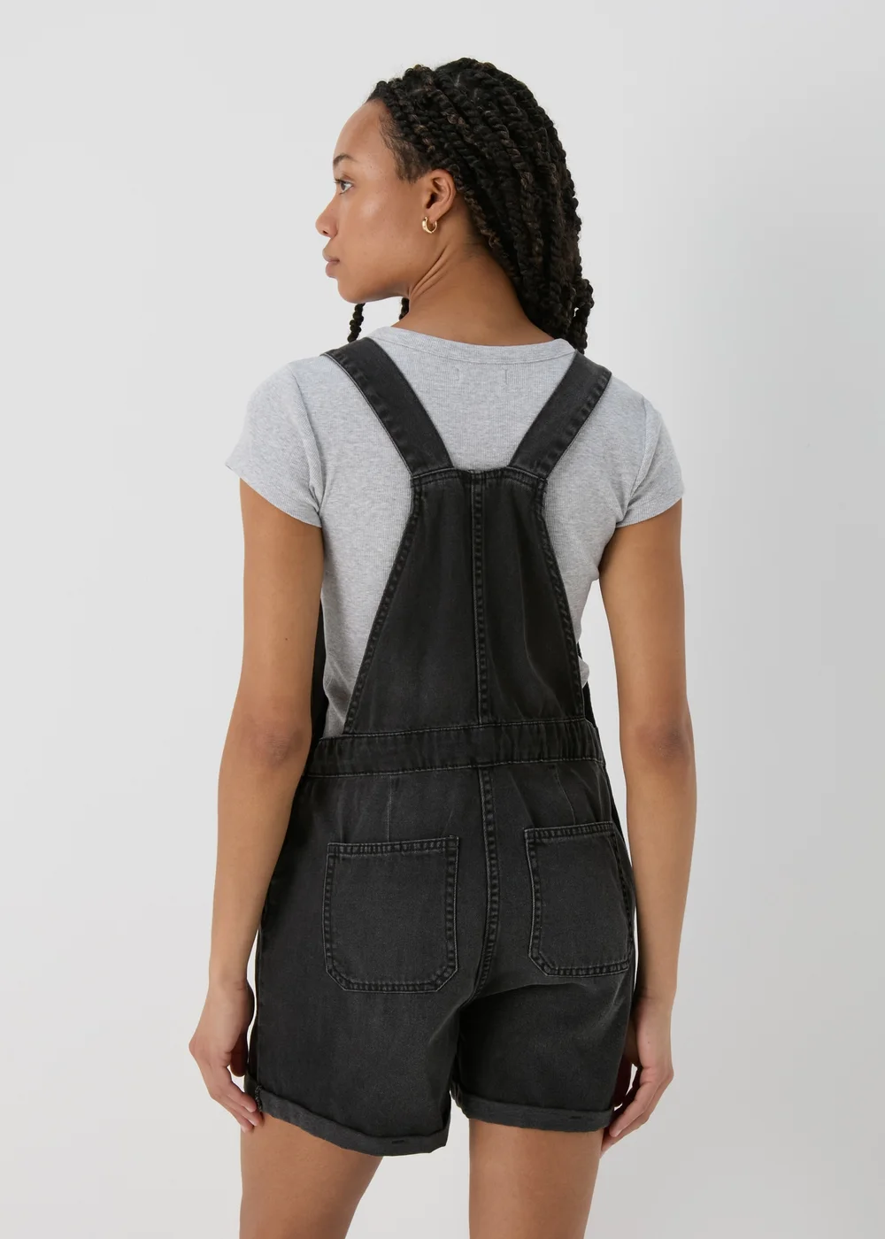 Black Denim Playsuit - 8 Image 2