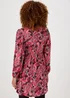 Multicoloured Paisley Print Empire Mini Dress - 8 Image 2