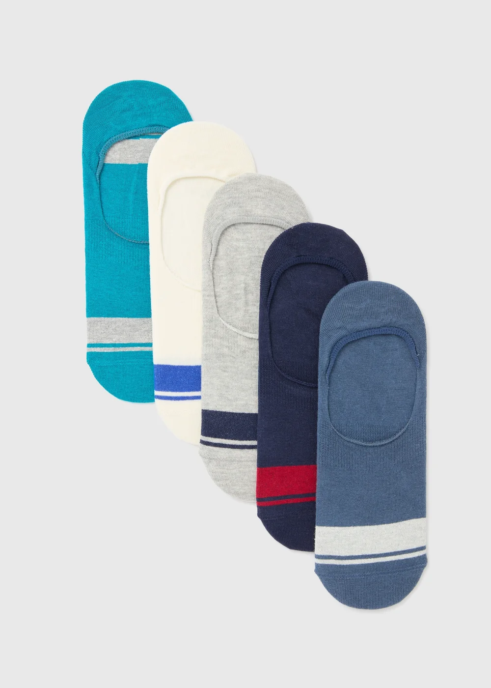 5 Pack Invisible Design Socks - Sizes 6 - 8.5 Image 1