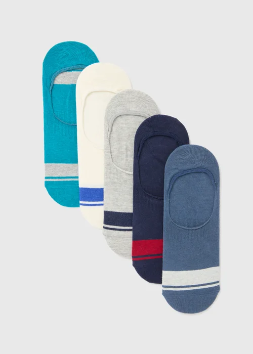 5 Pack Invisible Design Socks - Sizes 6 - 8.5 Image 1