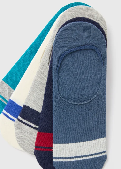 5 Pack Invisible Design Socks - Sizes 6 - 8.5 Image 2