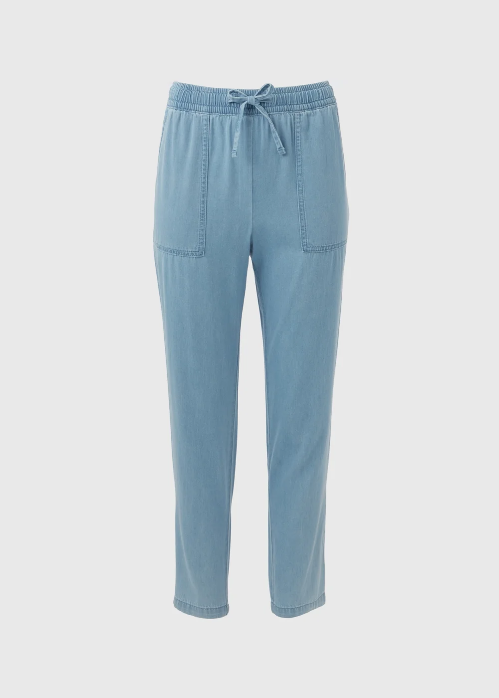 Blue Light Wash Utility Joggers - 8 Image 5