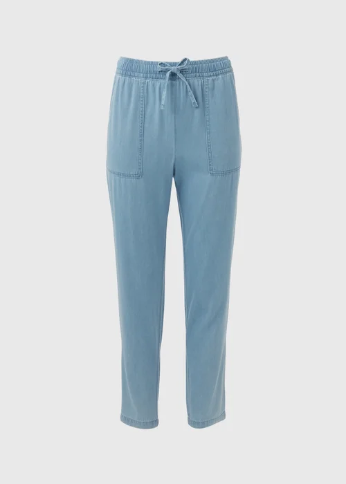Blue Light Wash Utility Joggers - 8 Image 5