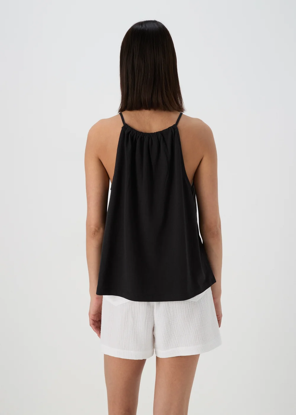 Black Embroidered Cami - 8 Image 2