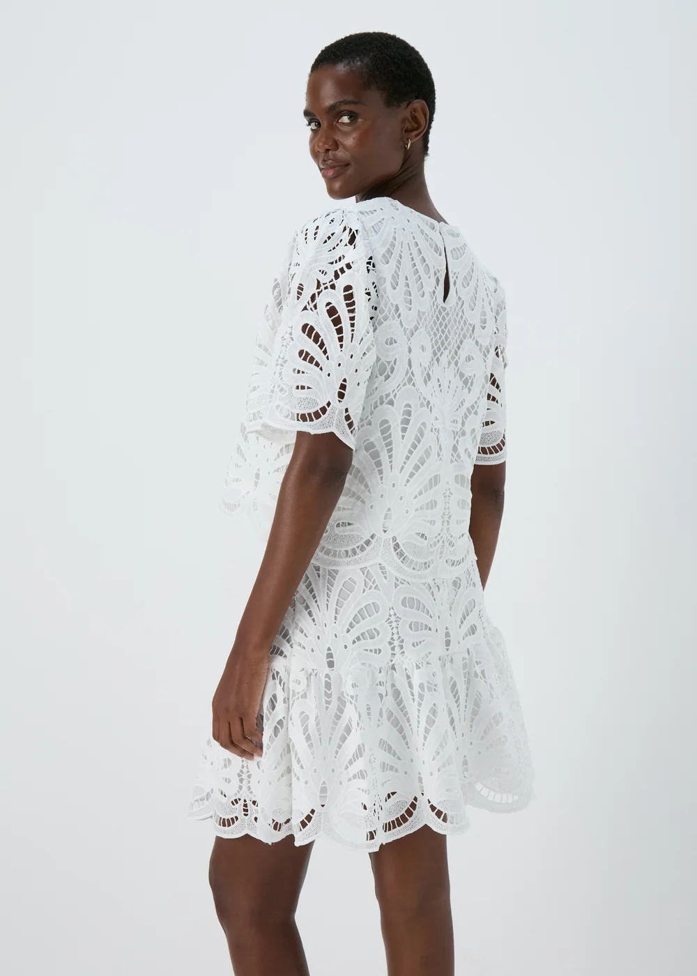 Et Vous White Lace Box Top - 8 Image 2