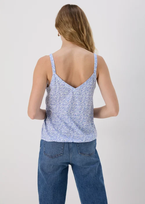 Blue Frill Cami Top - 8 Image 2
