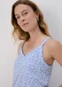 Blue Frill Cami Top - 8 Image 3