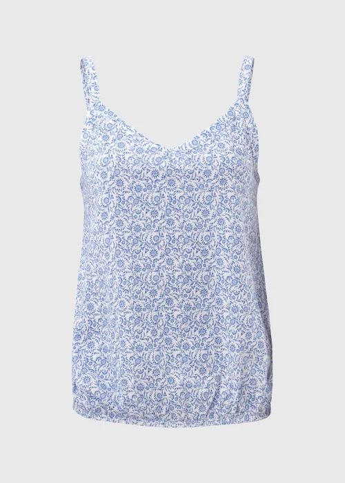 Blue Frill Cami Top - 8 Image 5
